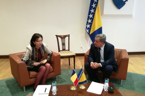 Предсједавајући Комисије за остваривање равноправности полова Мирсад Исаковић разговарао са амбасадорком Румуније у БиХ